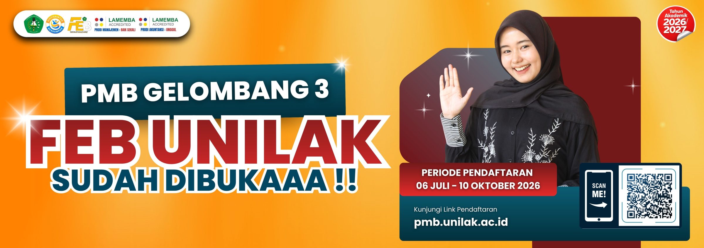 PMB FEB UNILAK GELOMBANG 2