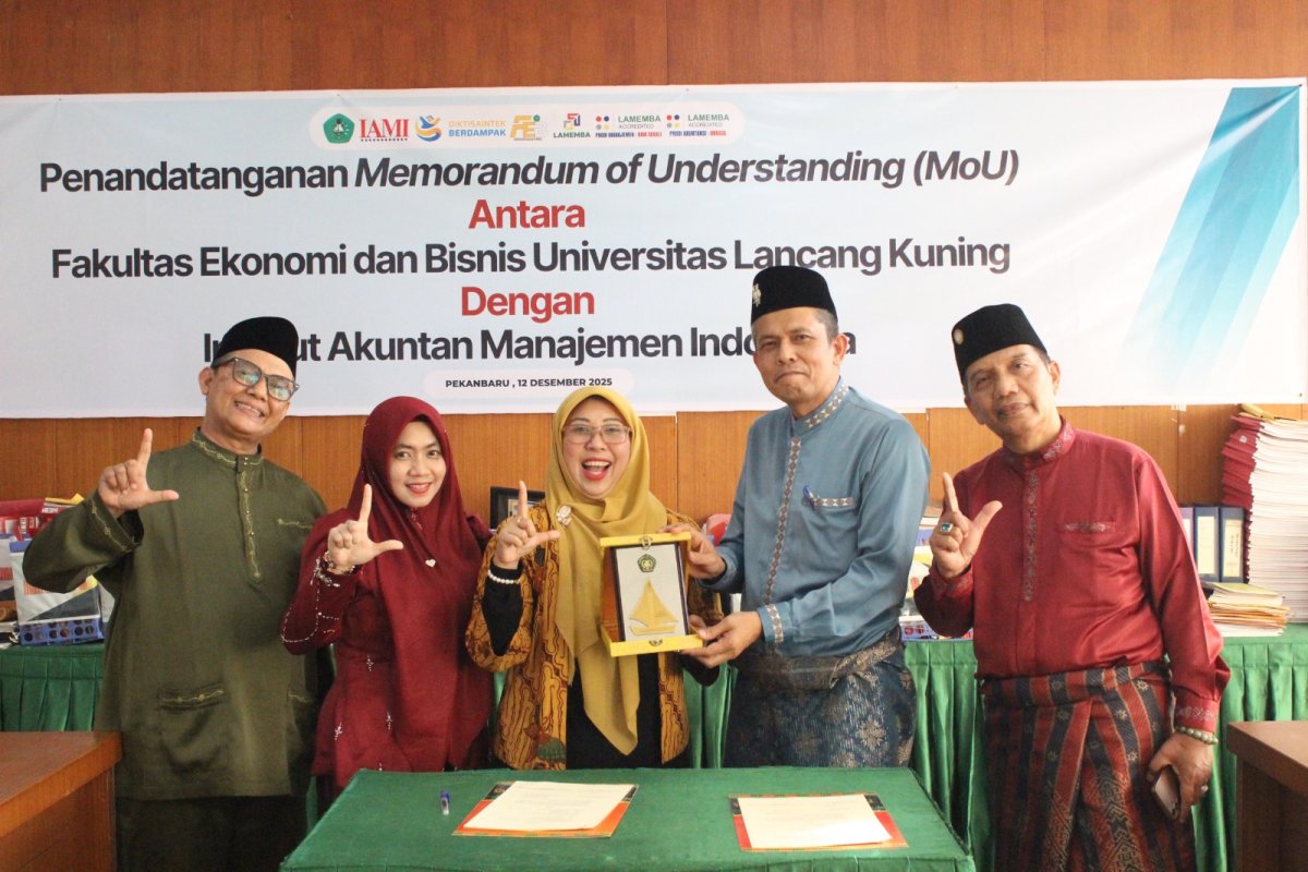 FEB UNILAK dan Institut Akuntan Manajemen Indonesia Resmi Jalin Kerja Sama melalui Penandatanganan MoU