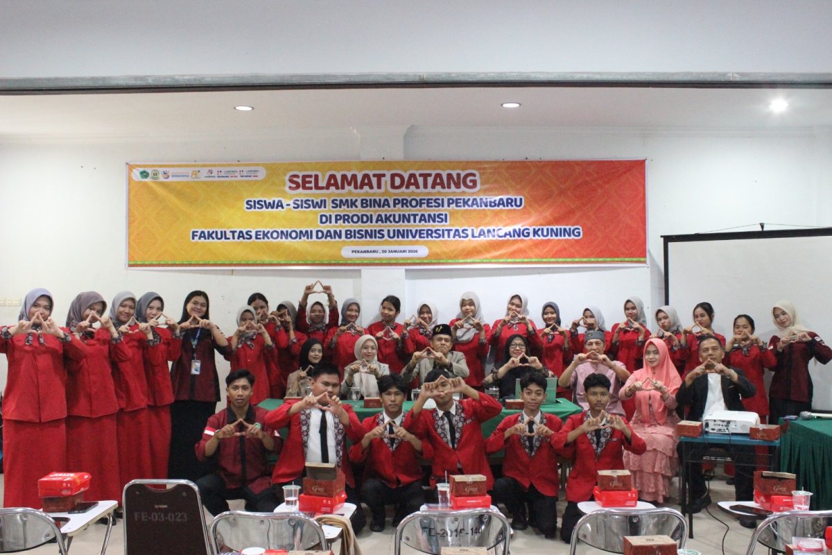 Kunjungan Siswa SMK Bina Profesi Pekanbaru ke Program Studi Akuntansi FEB UNILAK