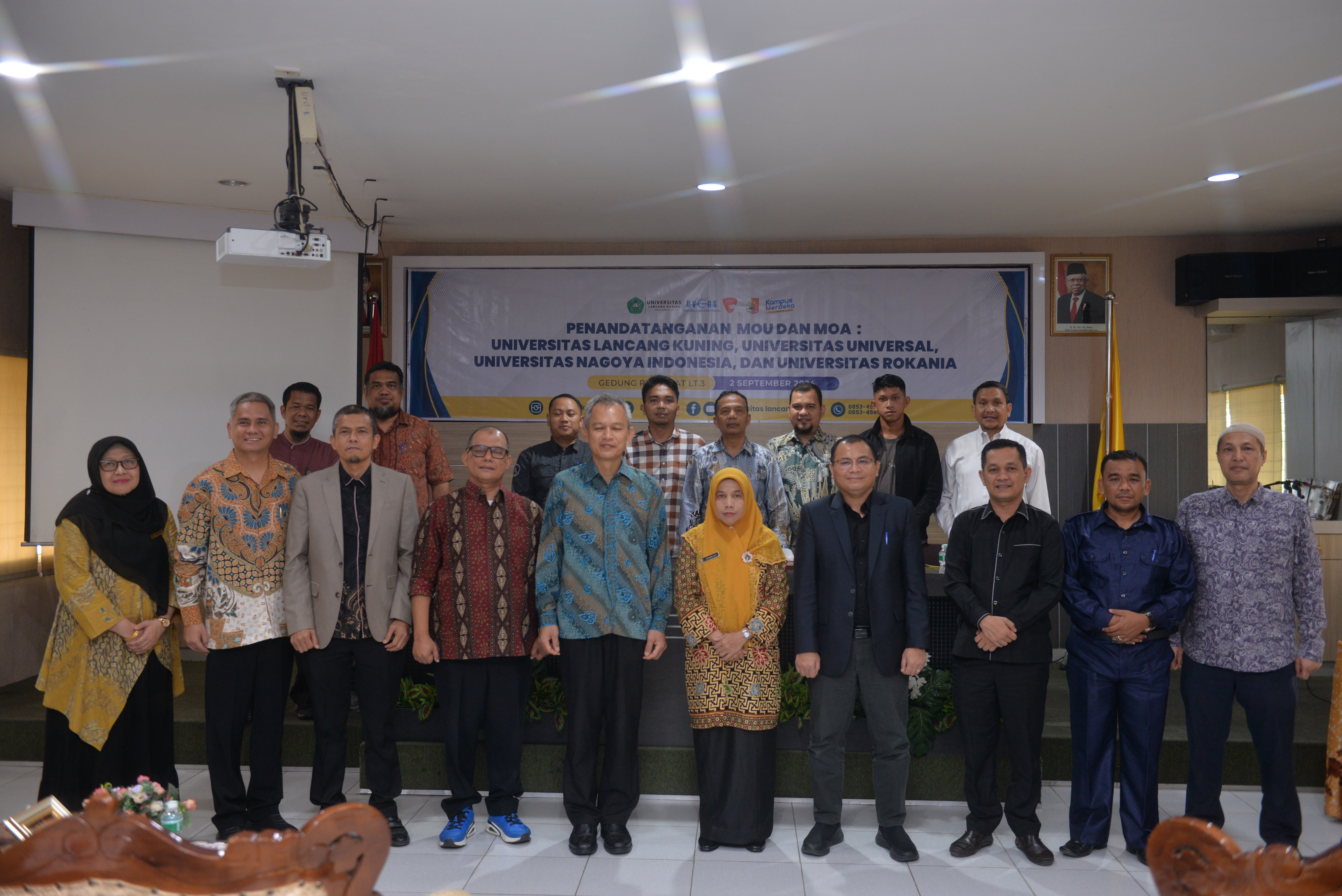 Fakultas Ekonomi Dan Bisnis Unilak Jalin Kerjasama Dengan Universitas Universal Batam