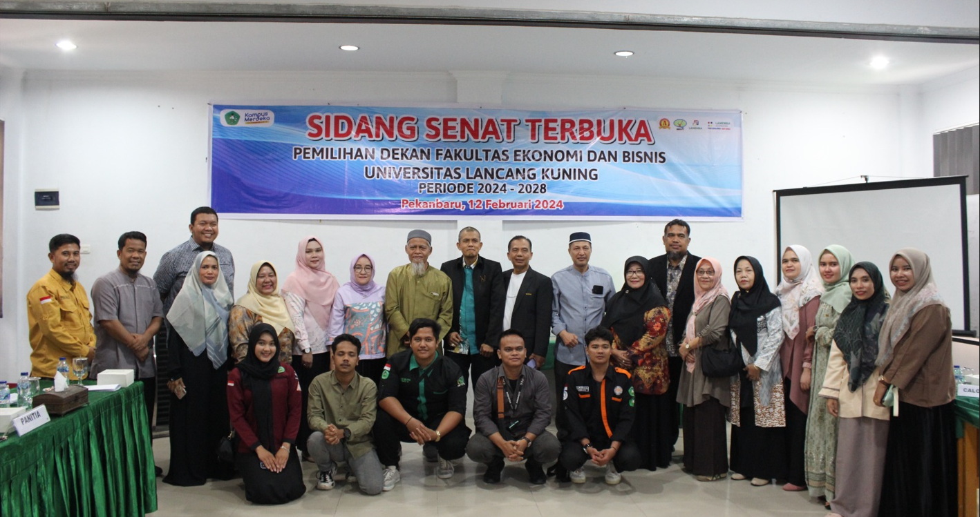 Pemilihan Dekan Fakultas Ekonomi Dan Bisnis Universitas Lancang Kuning Periode 2024 - 2028 